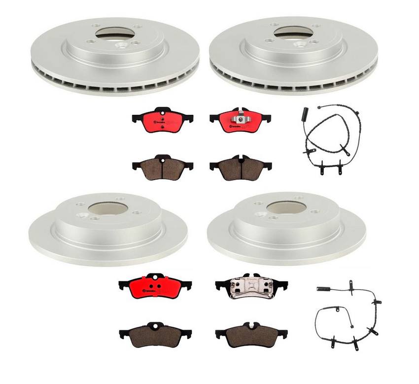 Mini Brakes Kit - Pads & Rotors Front and Rear (276mm/259mm) (Ceramic) 34356778175 - Brembo 1629962KIT